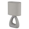 Triangle Lampe à poser Luminaires Globo Lighting Gris, 1 lumière