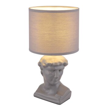 Hermes Lampe à poser Luminaires Globo Lighting Gris, 1 lumière