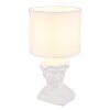 Hermes Lampe à poser Luminaires Globo Lighting Blanc, 1 lumière