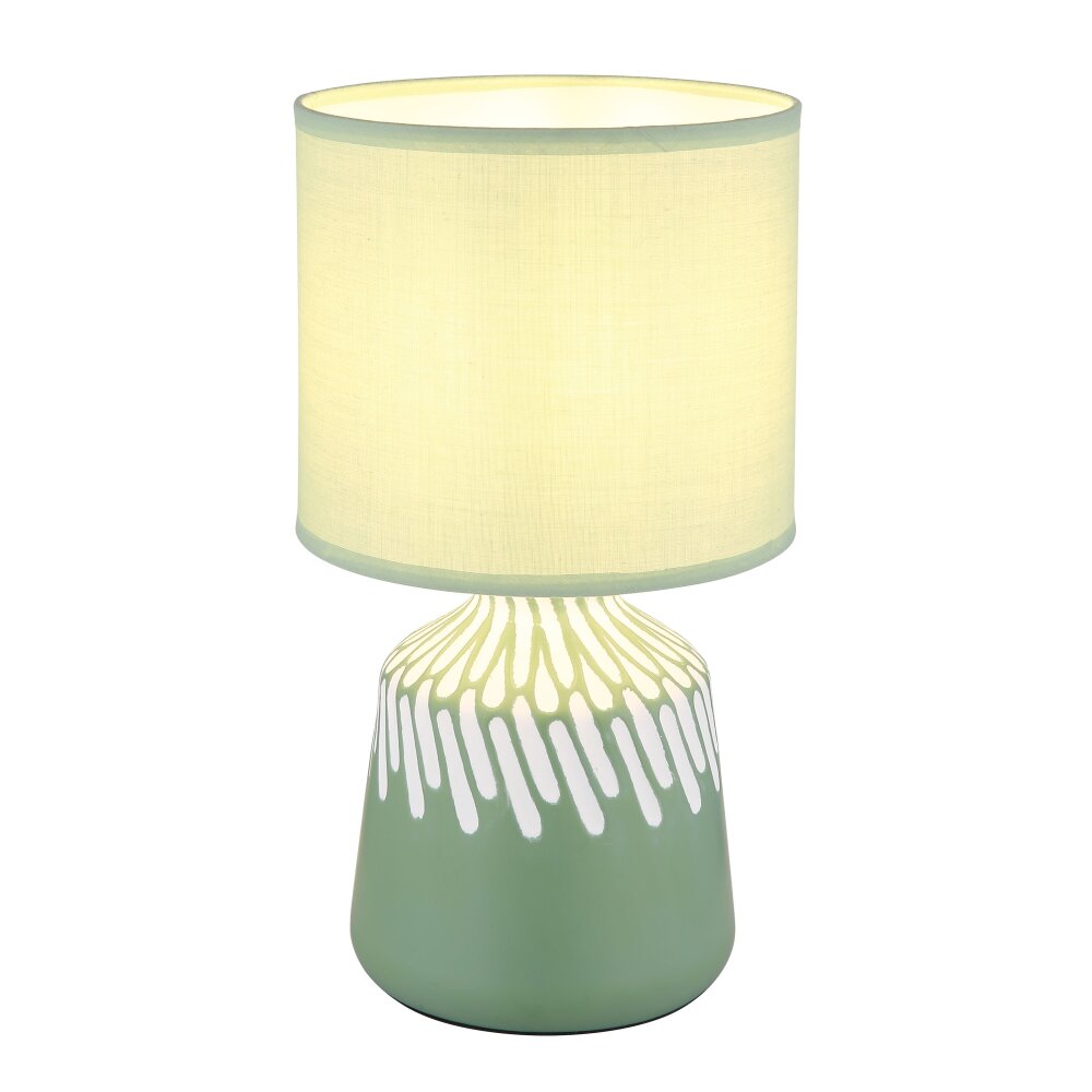 Rela Lampe à poser Luminaires Globo Lighting Vert, 1 lumière main product photo