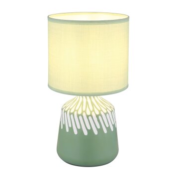 Rela Lampe à poser Luminaires Globo Lighting Vert, 1 lumière