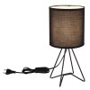Tamian Lampe à poser Luminaires Globo Lighting Noir, 1 lumière