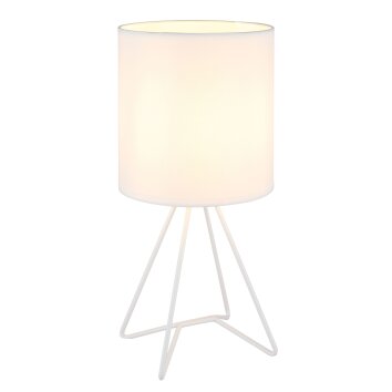 Tamian Lampe à poser Luminaires Globo Lighting Blanc, 1 lumière