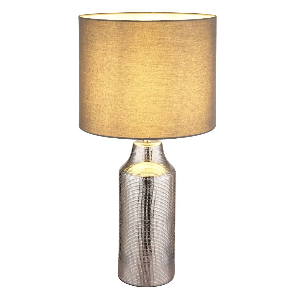 Elden Lampe à poser Luminaires Globo Lighting Argenté, 1 lumière main product photo