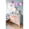 Foxy Lampe à poser Luminaires Globo Lighting LED Rose, Blanc, 1 lumière