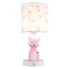 Foxy Lampe à poser Luminaires Globo Lighting LED Rose, Blanc, 1 lumière