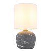 Marble Lampe à poser Luminaires Globo Lighting Gris, 1 lumière