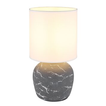 Marble Lampe à poser Luminaires Globo Lighting Gris, 1 lumière
