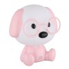 Puppy Lampe à poser Luminaires Globo Lighting LED Rose, Blanc, 1 lumière