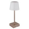 Xayden Lampe à poser Luminaires Globo Lighting LED Champagne, Champagne, 1 lumière