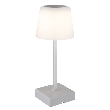 Xayden Lampe à poser Luminaires Globo Lighting LED Argenté, 1 lumière