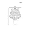 Gixi Lampe à poser Luminaires Globo Lighting LED Chrome, Transparent, 1 lumière