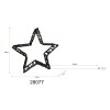 Stara Luminaire déco Luminaires Globo Lighting LED Transparent, Blanc, 100 lumières