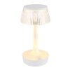 Lucio Lampe à poser Luminaires Globo Lighting LED Blanc, 1 lumière