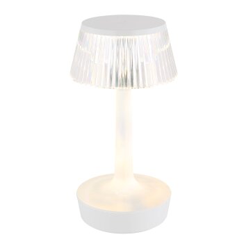 Lucio Lampe à poser Luminaires Globo Lighting LED Blanc, 1 lumière