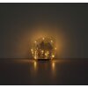 Winteria Luminaire déco Luminaires Globo Lighting LED Argenté, Transparent, Blanc, 12 lumières