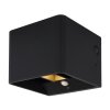 Veronika Applique murale Luminaires Globo Lighting LED Noir, 1 lumière, Détecteur de mouvement
