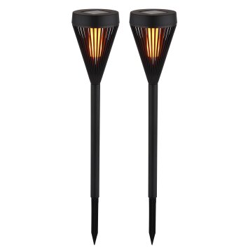 Solarleuchte Lampe solaire Luminaires Globo Lighting LED Noir, 6 lumières