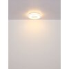 Astania Plafonnier Luminaires Globo Lighting LED Chrome, Blanc, 1 lumière