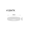 Astania Plafonnier Luminaires Globo Lighting LED Chrome, Blanc, 1 lumière