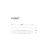 Astania Plafonnier Luminaires Globo Lighting LED Blanc, 1 lumière