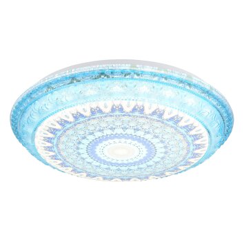 Lazaro Plafonnier Luminaires Globo Lighting LED Blanc, 1 lumière