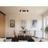 Jayden Plafonnier Luminaires Globo Lighting LED Noir, 1 lumière