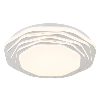 Flordelis Plafonnier Luminaires Globo Lighting LED Blanc, 1 lumière