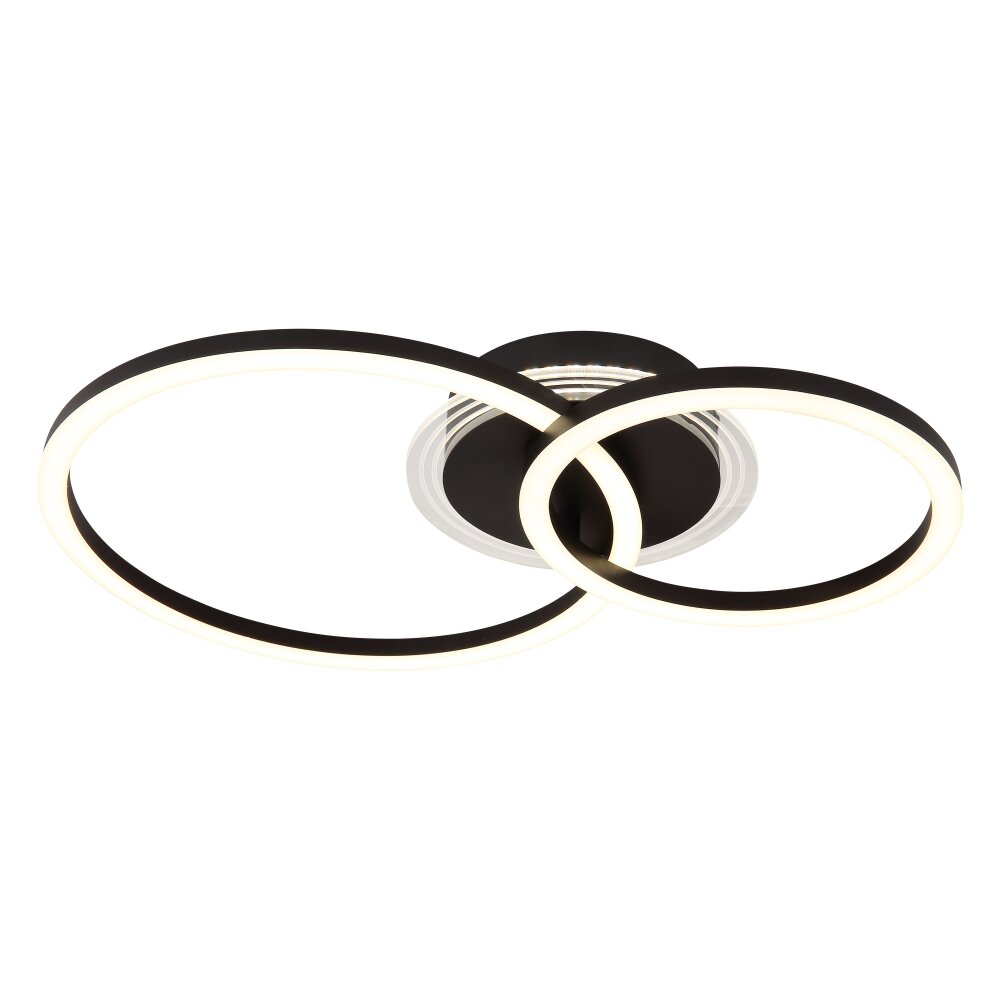 Loretta Plafonnier Luminaires Globo Lighting LED Noir, 1 lumière main product photo
