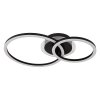 Loretta Plafonnier Luminaires Globo Lighting LED Noir, 1 lumière