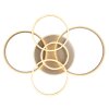 Lorelei Plafonnier Luminaires Globo Lighting LED Champagne, 1 lumière
