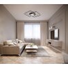 Saunders Plafonnier Luminaires Globo Lighting LED Noir, 1 lumière, Télécommandes