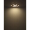 Saunders Plafonnier Luminaires Globo Lighting LED Noir, 1 lumière, Télécommandes