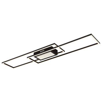 Saunders Plafonnier Luminaires Globo Lighting LED Noir, 1 lumière, Télécommandes