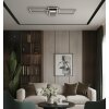 Saunders Plafonnier Luminaires Globo Lighting LED Noir, 1 lumière, Télécommandes