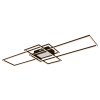 Saunders Plafonnier Luminaires Globo Lighting LED Noir, 1 lumière, Télécommandes
