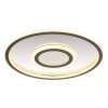 Cara Plafonnier Luminaires Globo Lighting LED Gris, Argenté, 1 lumière