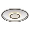 Cara Plafonnier Luminaires Globo Lighting LED Gris, Argenté, 1 lumière