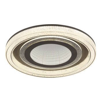 Alsuna Plafonnier Luminaires Globo Lighting LED Anthracite, 1 lumière, Télécommandes
