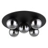 Riha Plafonnier Luminaires Globo Lighting Noir, 5 lumières