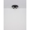 Riha Plafonnier Luminaires Globo Lighting Noir, 5 lumières