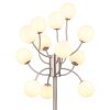 Riha Lampadaire Luminaires Globo Lighting Nickel mat, 12 lumières