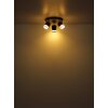 Lucero Plafonnier Luminaires Globo Lighting Noir, 3 lumières