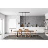Korben Suspension Luminaires Globo Lighting Noir, 4 lumières