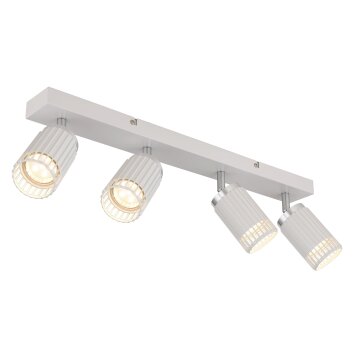 Korben Plafonnier Luminaires Globo Lighting Blanc, 4 lumières