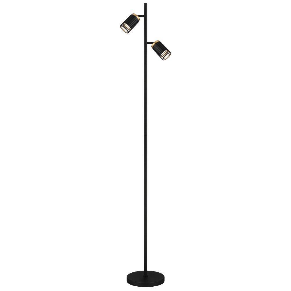 Korben Lampadaire Luminaires Globo Lighting Noir, 2 lumières main product photo