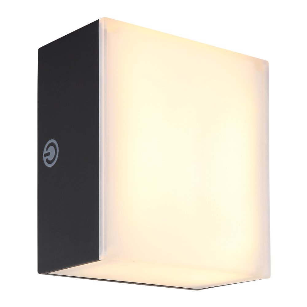 Sami Applique murale Luminaires Globo Lighting LED Noir, 1 lumière main product photo