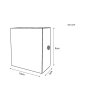 Sami Applique murale Luminaires Globo Lighting LED Blanc, 1 lumière