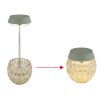 Wanda Lampe à poser Luminaires Globo Lighting LED Vert, 1 lumière