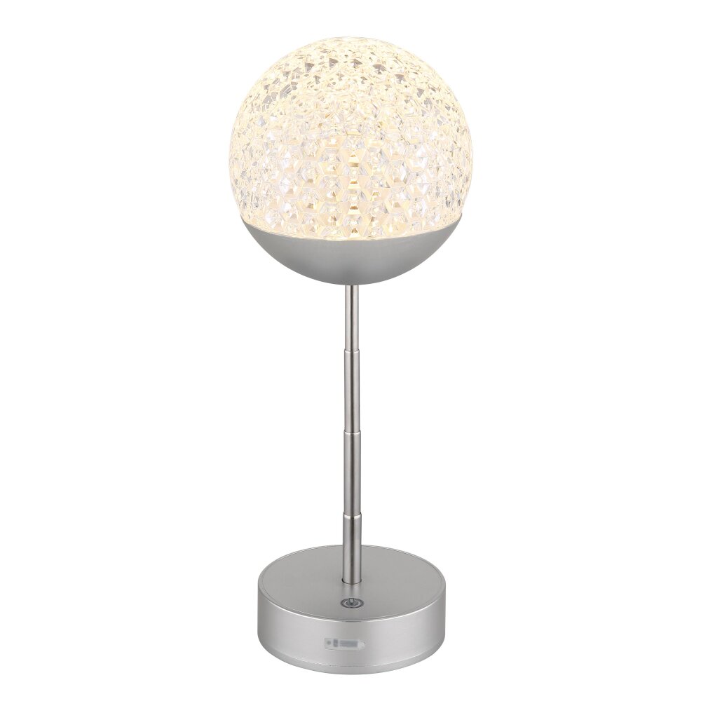 Gavin Lampe à poser Luminaires Globo Lighting LED Argenté, 1 lumière main product photo